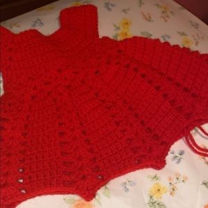 Crochet baby dress